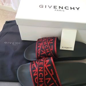 Givenchy Men Red Slide Sandal Sz 12 (45 euro sz)